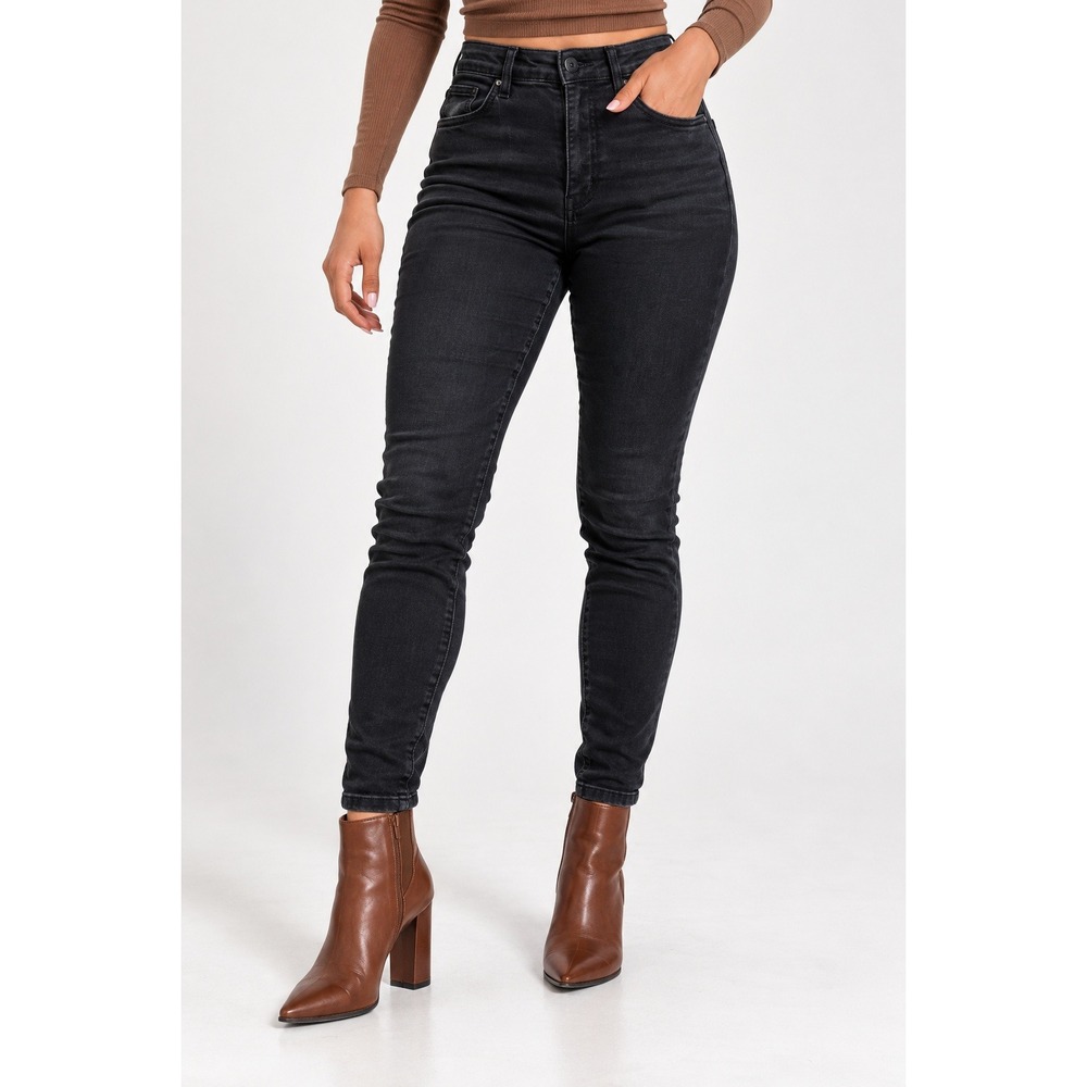 Levis 720 High Rise Super Skinny Jeans Black Denim Size 29 Womens